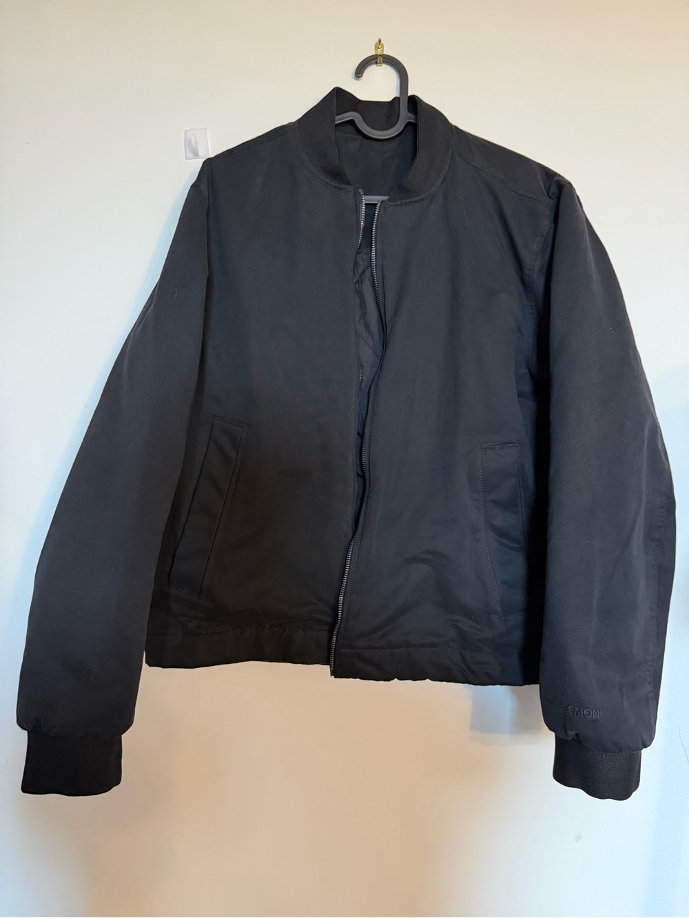 lululemon athletica Black Bomber Jacket